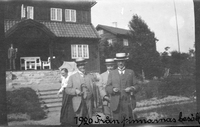 Djursholm, Ösby, finska släkten Andersson på besök 1920
