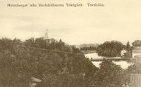 Holmberget från Stadskällarens trädgård.