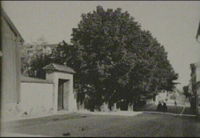 Porten vid Ljungkvistska gården, Brunnsgatan 44-46, Nyköping år 1919