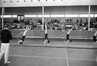 Gymnastikuppvisning i Sporthallen i Nyköping 1961