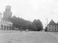 Stora Torget, Nyköping, cirka 1910