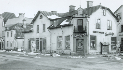 Korsningen Trädgårdsgatan-Järnvägsgatan i Strängnäs