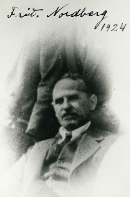 Porträtt på Fritiof Edvard Johan Nordberg
