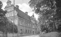 Vykort, Biskopshuset i Strängnäs