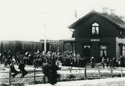 Järnvägsstationen i Nyby bruk
