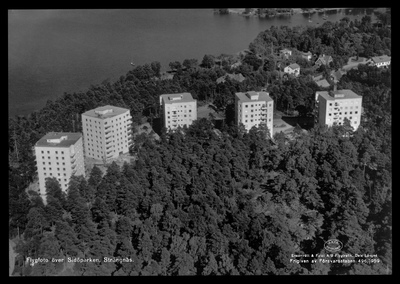 Flygfoto - Sidöparken, Strängnäs