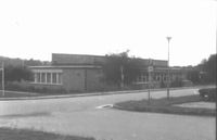 Cafeteria och träningslägenhet på Sundby sjukhusområde, Strängnäs 1986