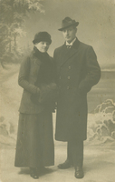 Erik August Segerberg och Helga Maria Andersson, vykort