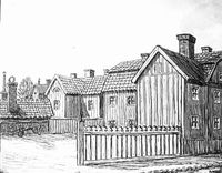 Hus med innergård