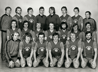 Fotbollsspelare i Nyköpings BIS (Boll- och Idrottssällskap) år 1977