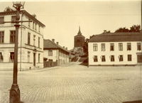 Stora torget i Nyköping omkring år 1900