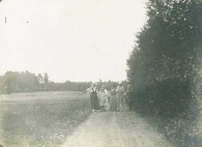 Besök på Forsby i Kimstad år 1917