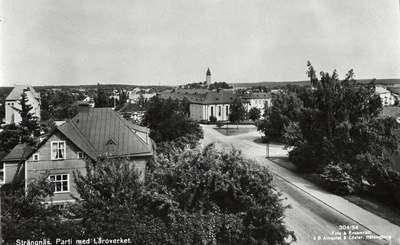 Utsikt österut från HSB-huset Eskilstunav 20 i Strängnäs