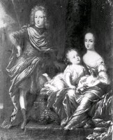 Porträttmålning, Carl XII, Hedvig Sofia och Ulrika Elionora