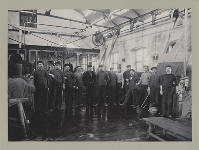 Fabriksarbetare i Norrköping tidigt 1900-tal