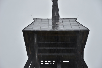 Råby-Rönö kyrka, klockstapels huv