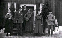 Anställda vid Husby-Oppunda prästgård 1918