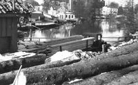 Sågarbacken i Nyköping omkring 1940