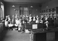 Vykort, Benninge lanthushållsskola 1924