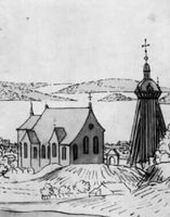Trosa stads kyrka på 1660-talet