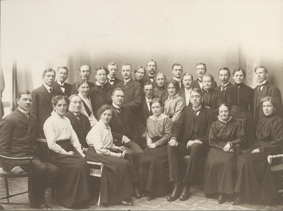 Nyköpings missionsförsamling eller ungdomsförening ca 1913