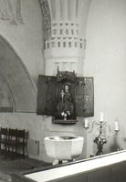 Dopfunt med altarskåp, Tuna kyrka