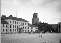 Stora Torget i Nyköping ca 1900