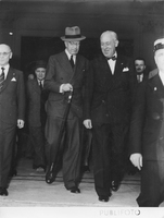 Oscar Hersson och kung Gustaf VI Adolf, Italien på 1950-talet