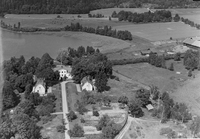 Flygbild, Närlunda säteri i Gåsinge-Dillnäs ca 1939