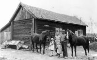Familjen Törnblom med hästar, Gården Kinger